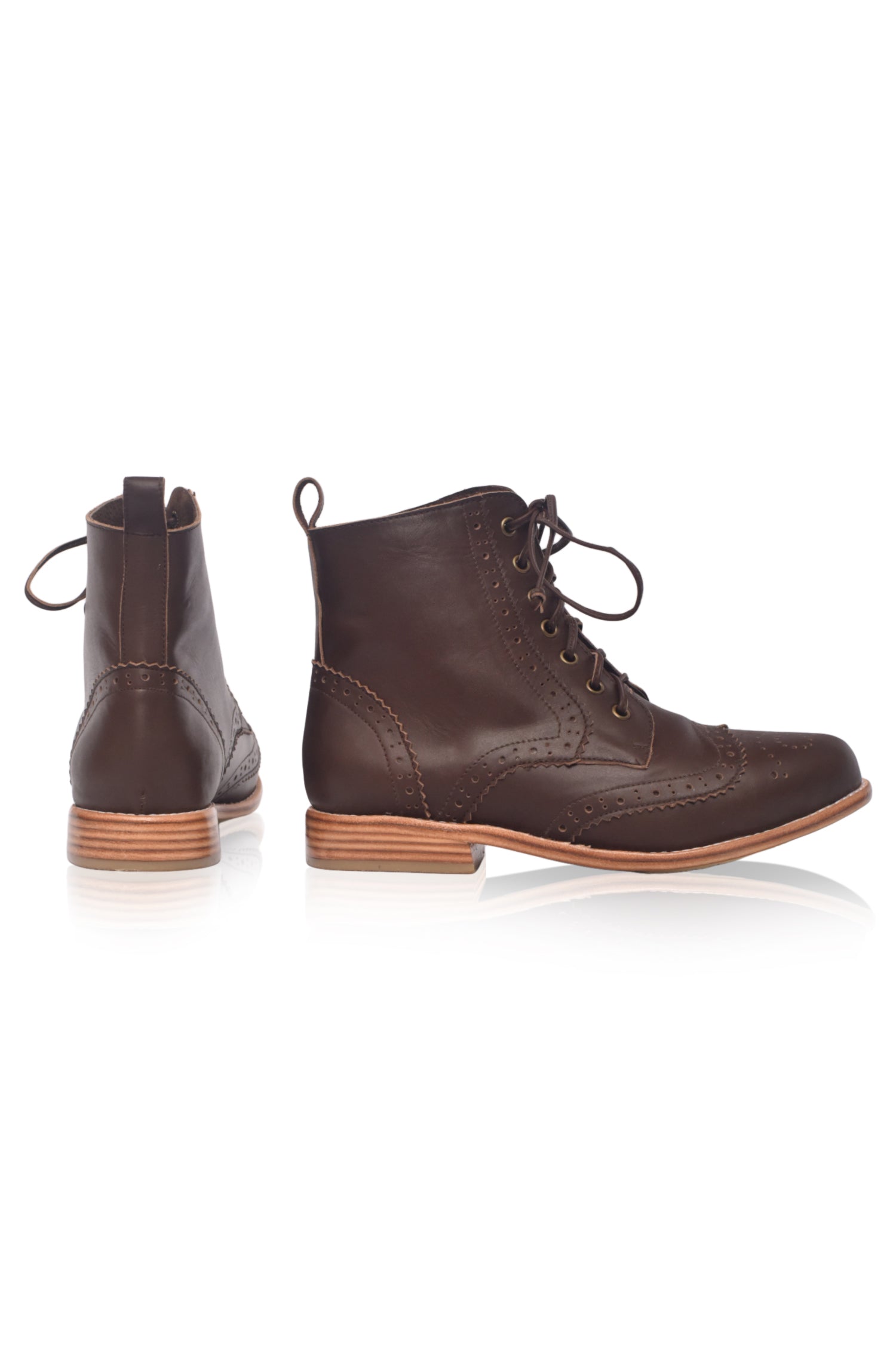 Salstice Brogue Leather Boots-4