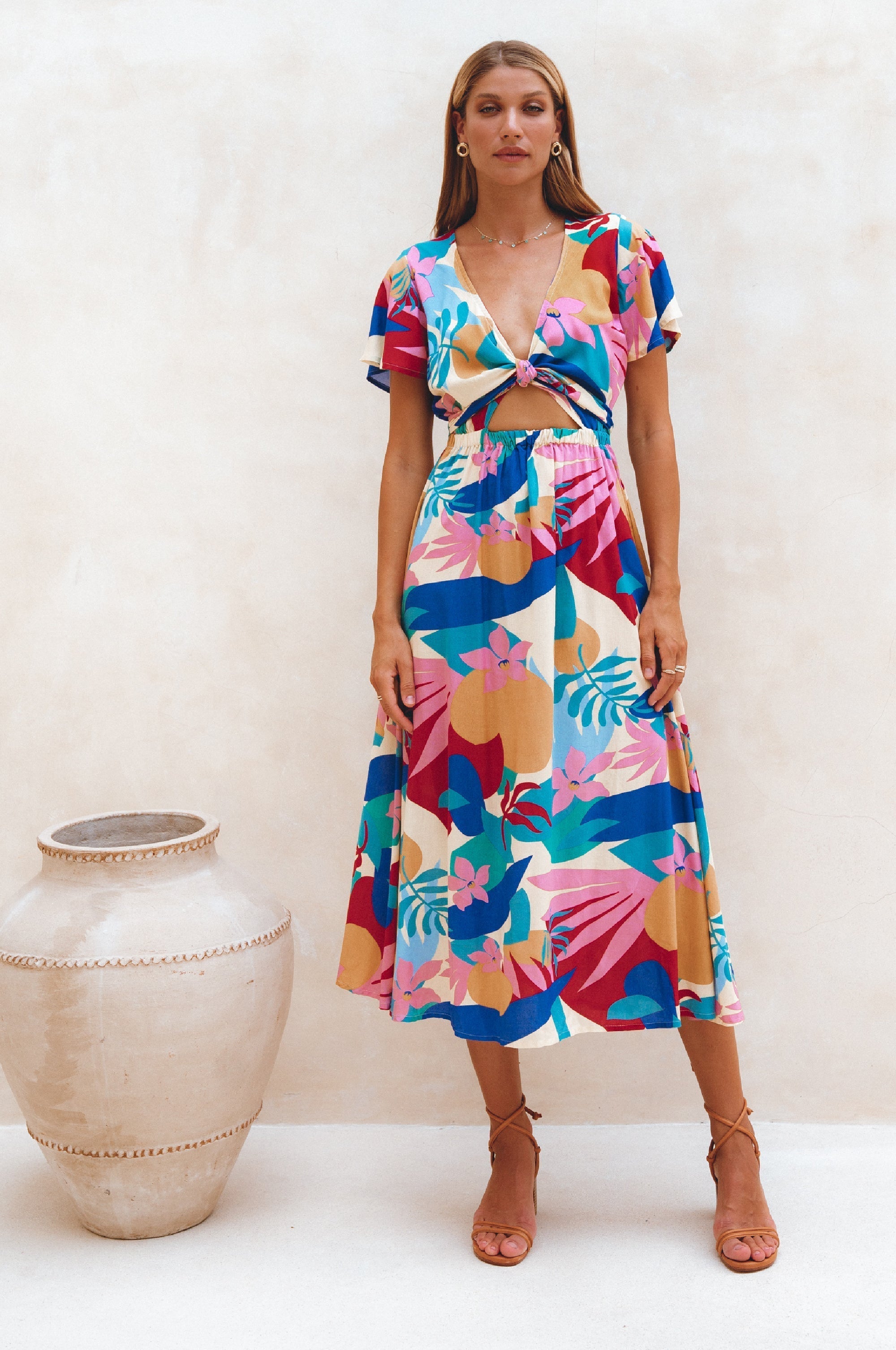 Samara Convertible Midi Dress-5