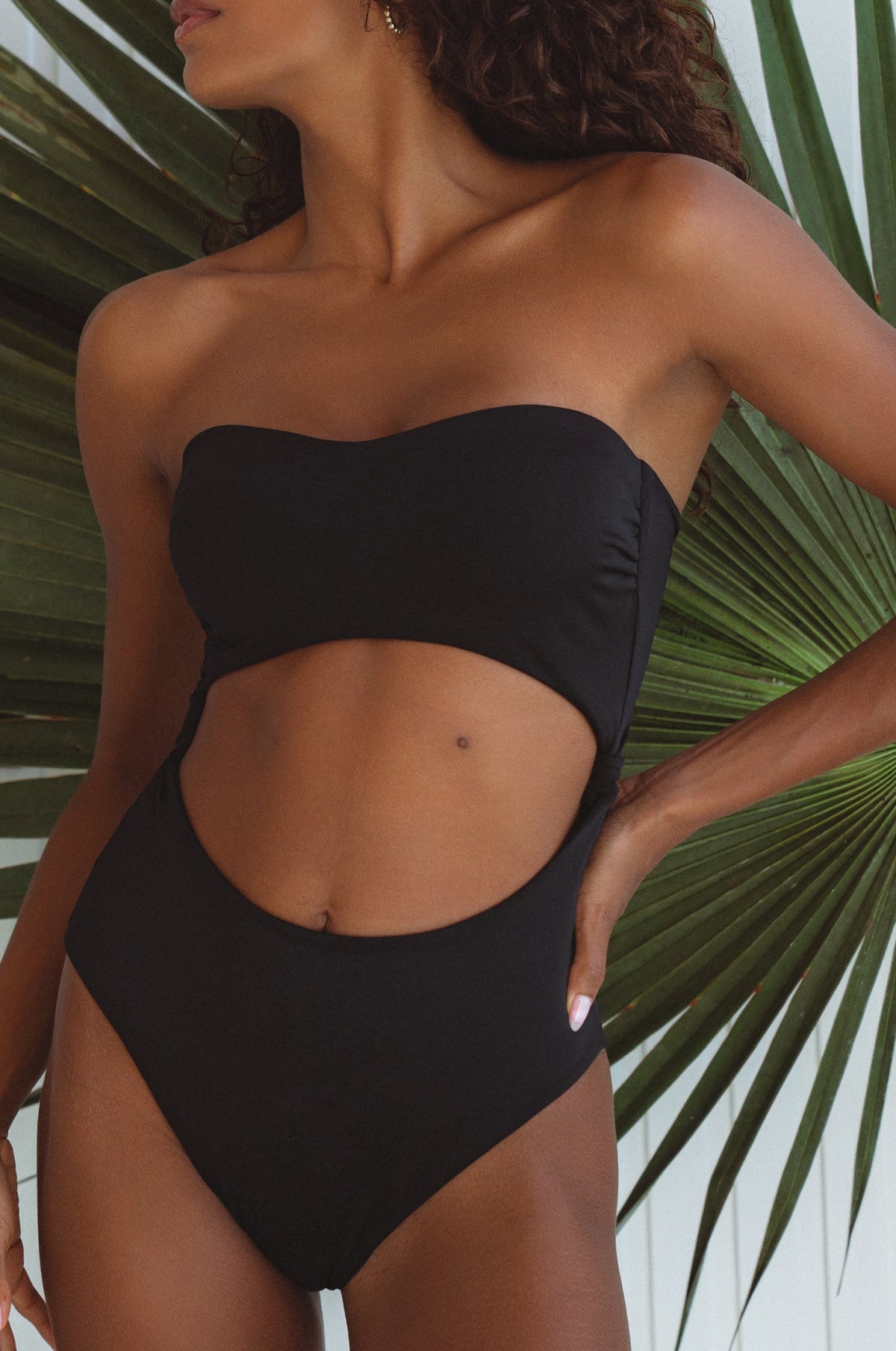 San Leo One Piece Cut-out Swimsuit-0