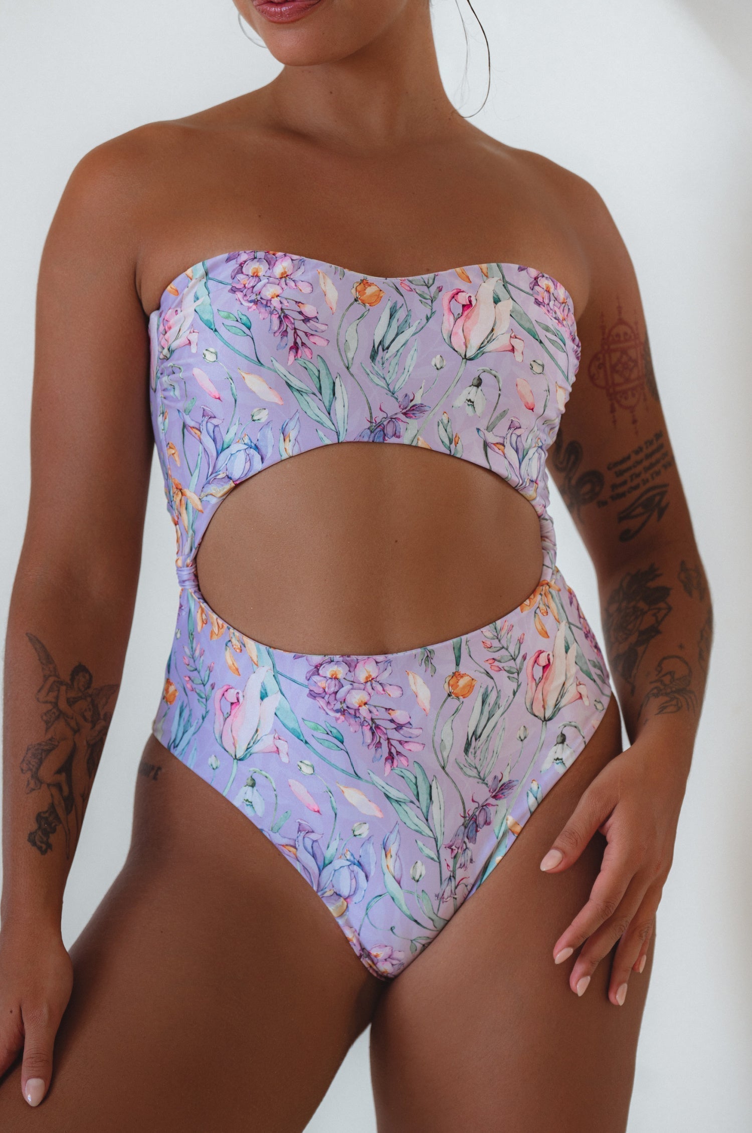 San Leo One Piece Cut-out Swimsuit-3
