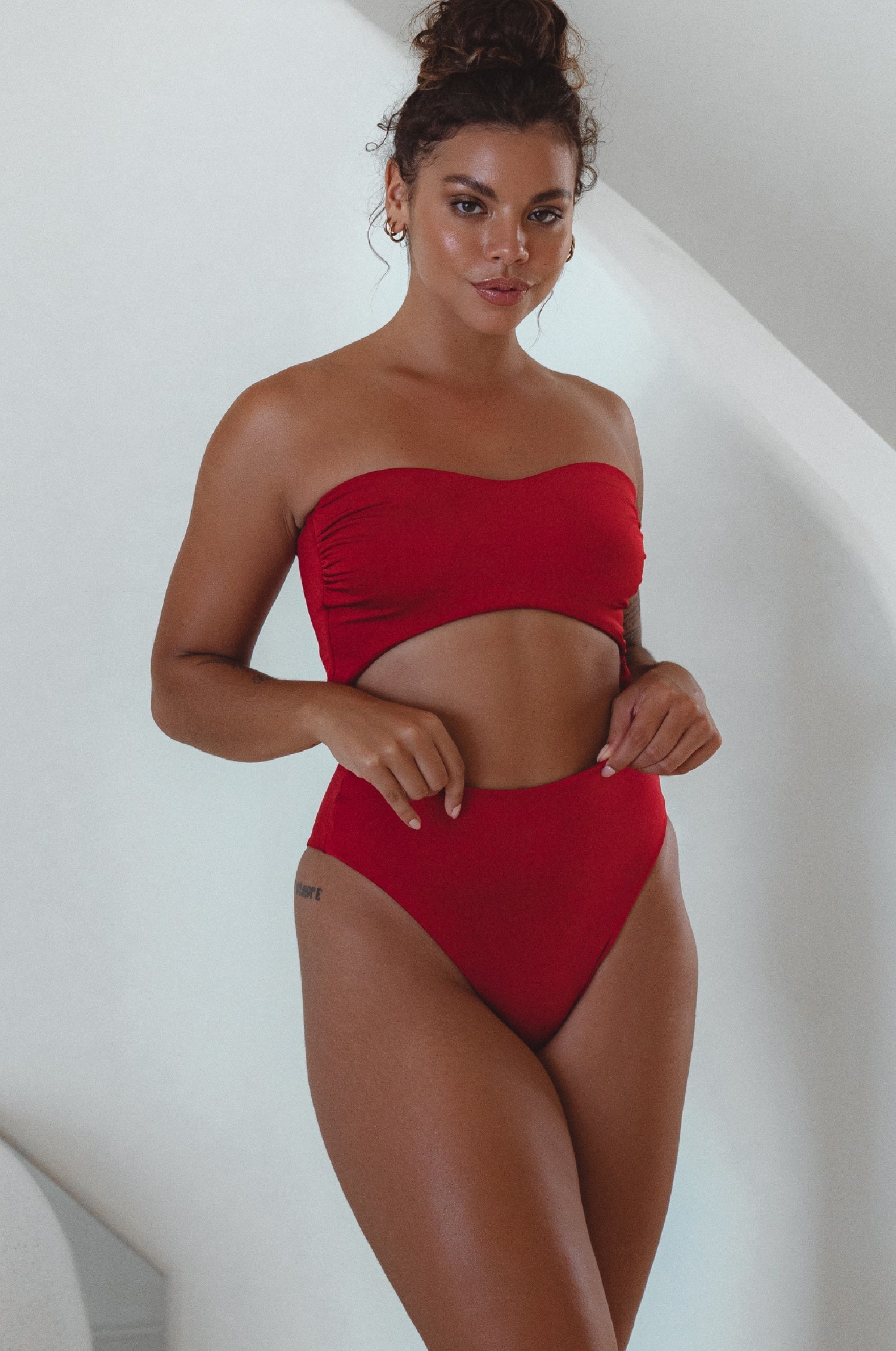 San Leo One Piece Cut-out Swimsuit-2