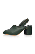 Savage Leather Slingback Heels-1