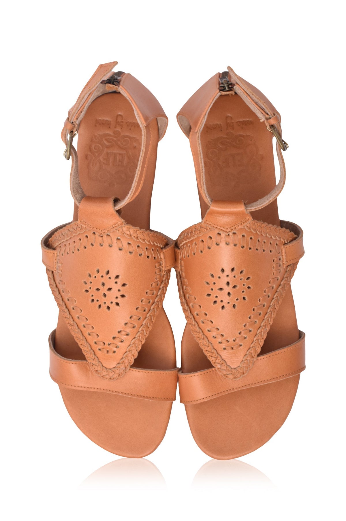Savannah Braided Leather Sandals-5