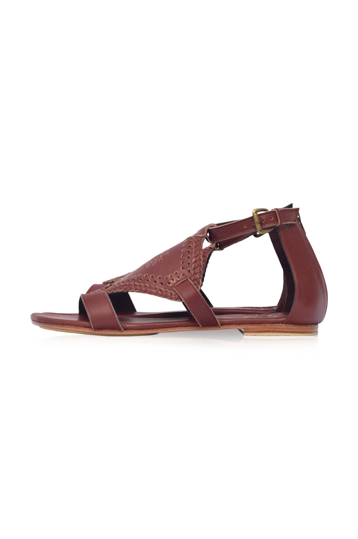 Savannah Braided Leather Sandals-2