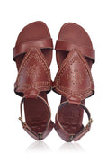 Savannah Braided Leather Sandals-1