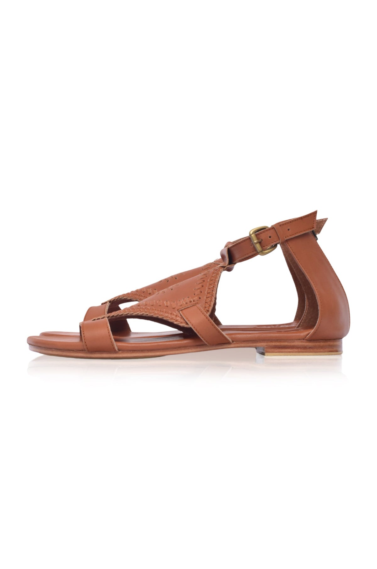 Savannah Braided Leather Sandals-3