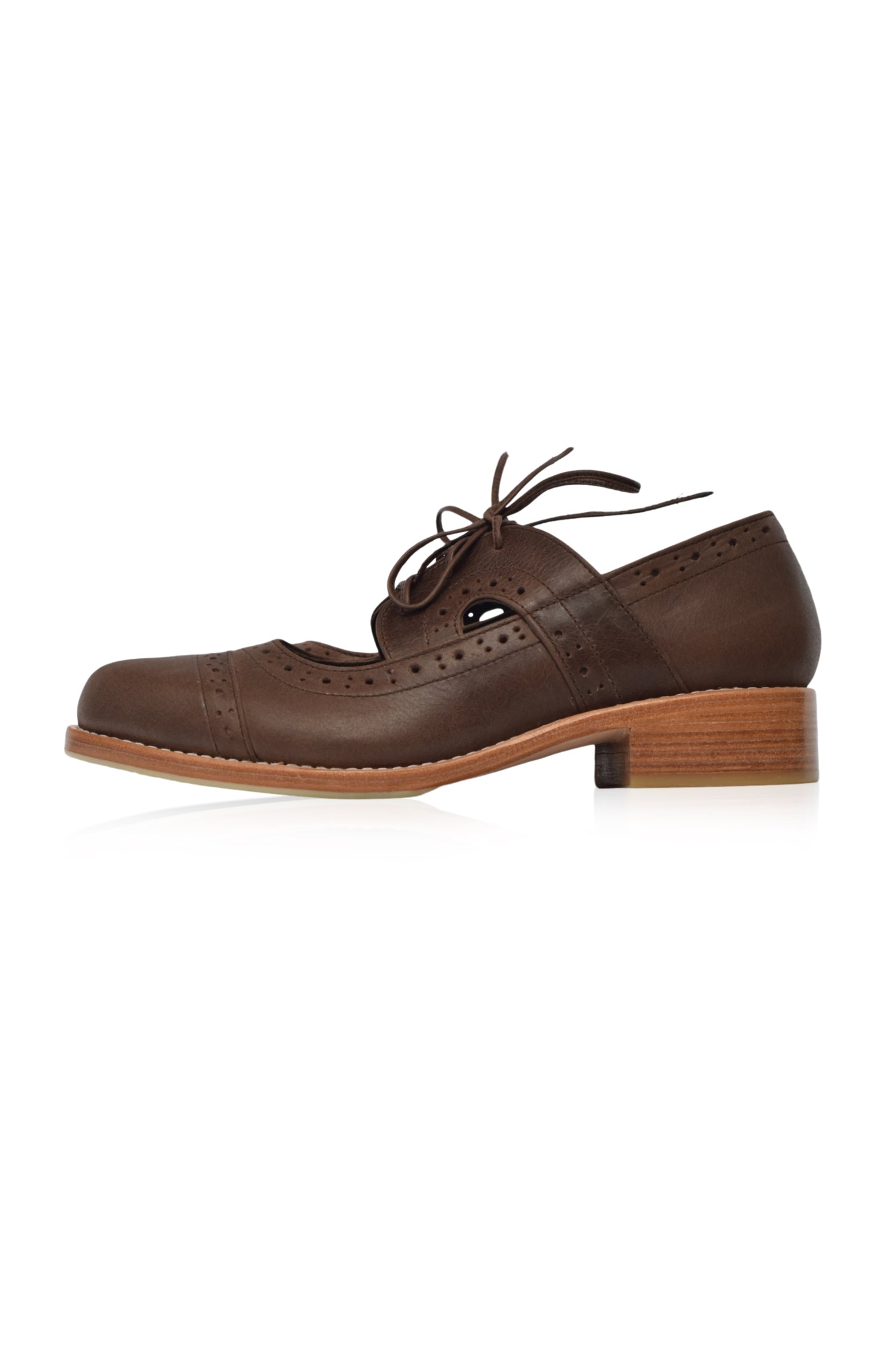 Scandinavia Leather Oxfords (Sz. 4 & 5)-1