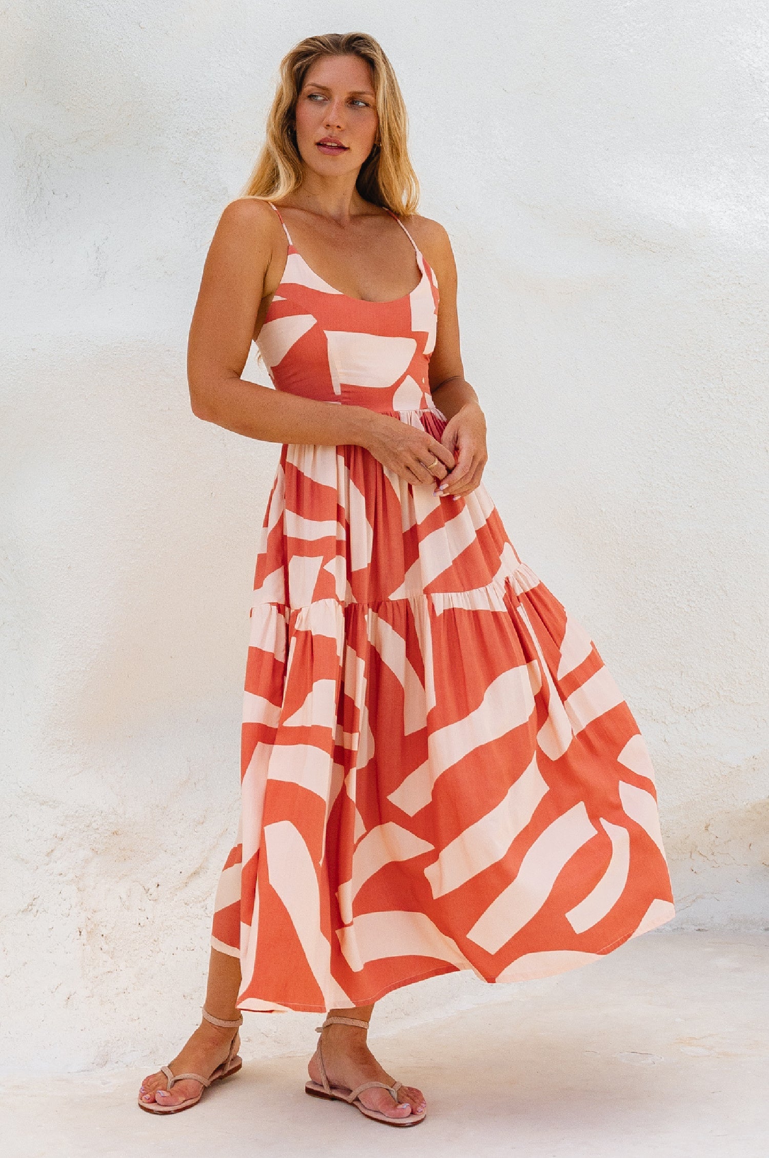 Sea Dreamer Strappy Midi Dress-5