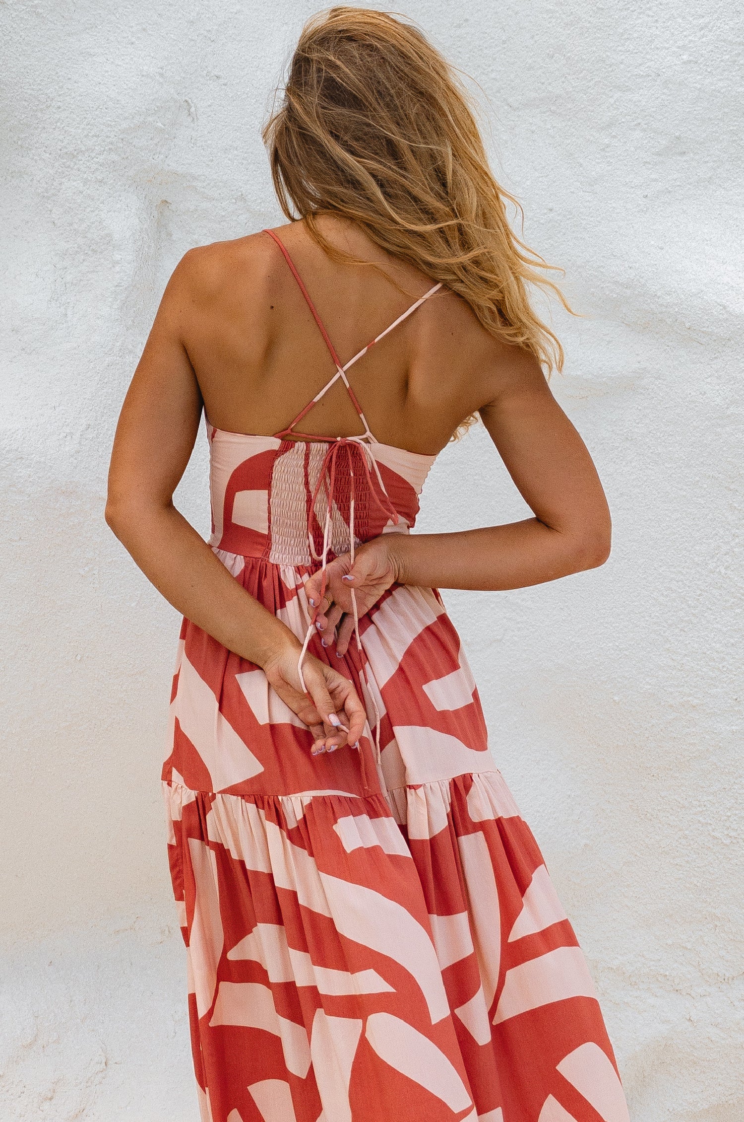 Sea Dreamer Strappy Midi Dress-2