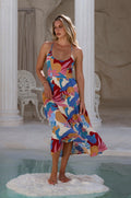 Sea Dreamer Strappy Midi Dress-0