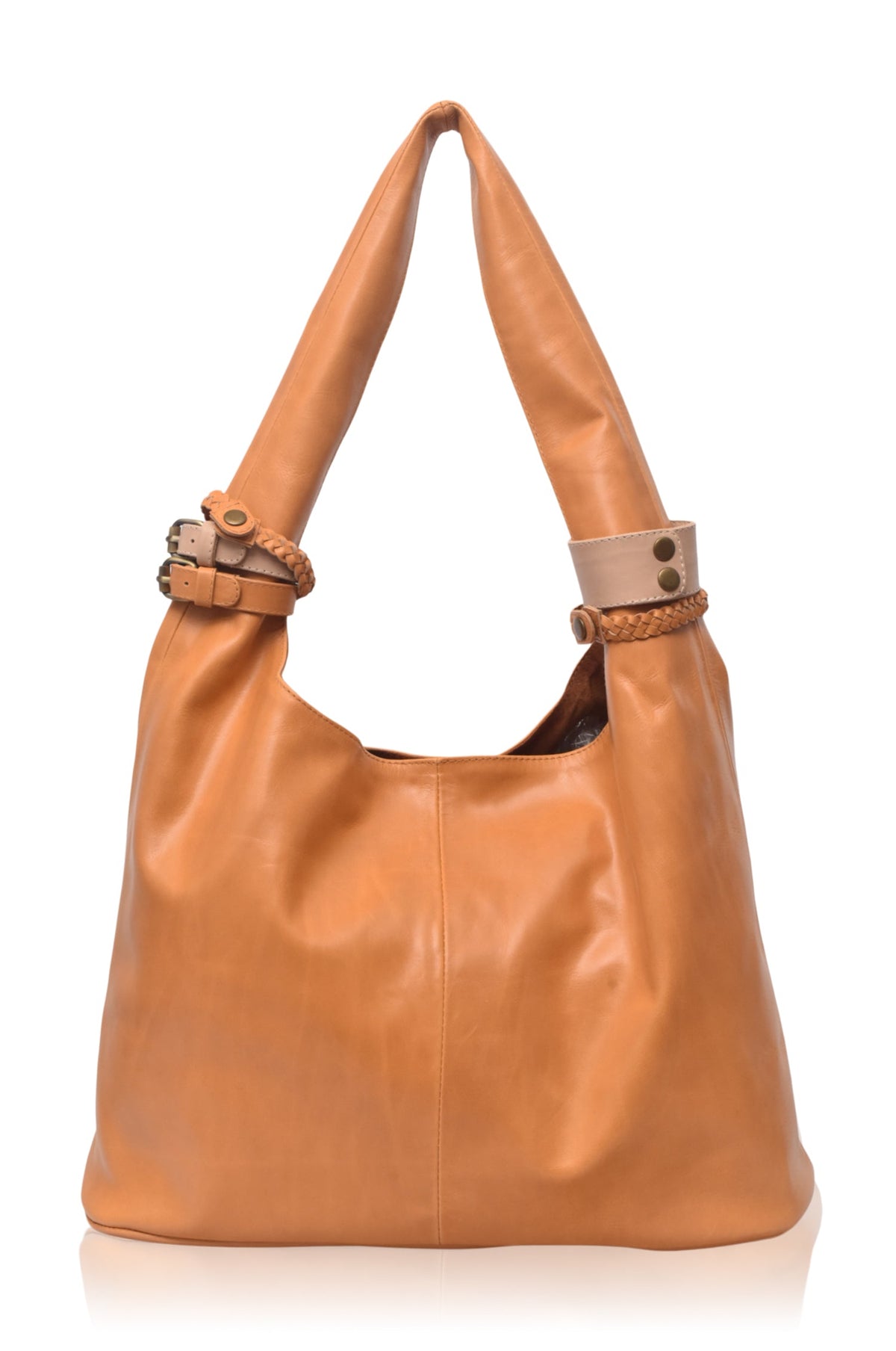 Serendipity Slouchy Leather Tote Bag-3