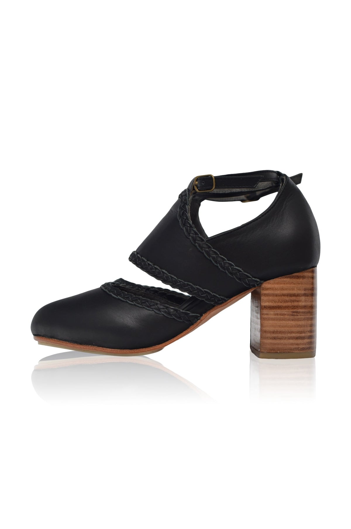 Serenity Leather Heels (Sz. 10.5)-1