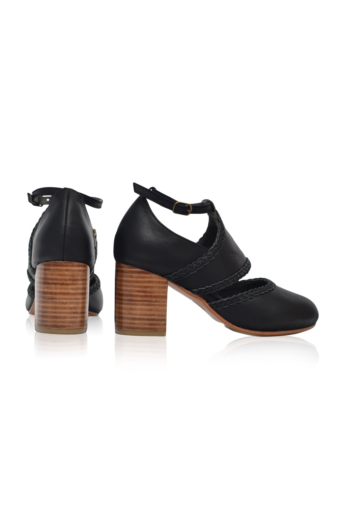 Serenity Leather Heels (Sz. 10.5)-2