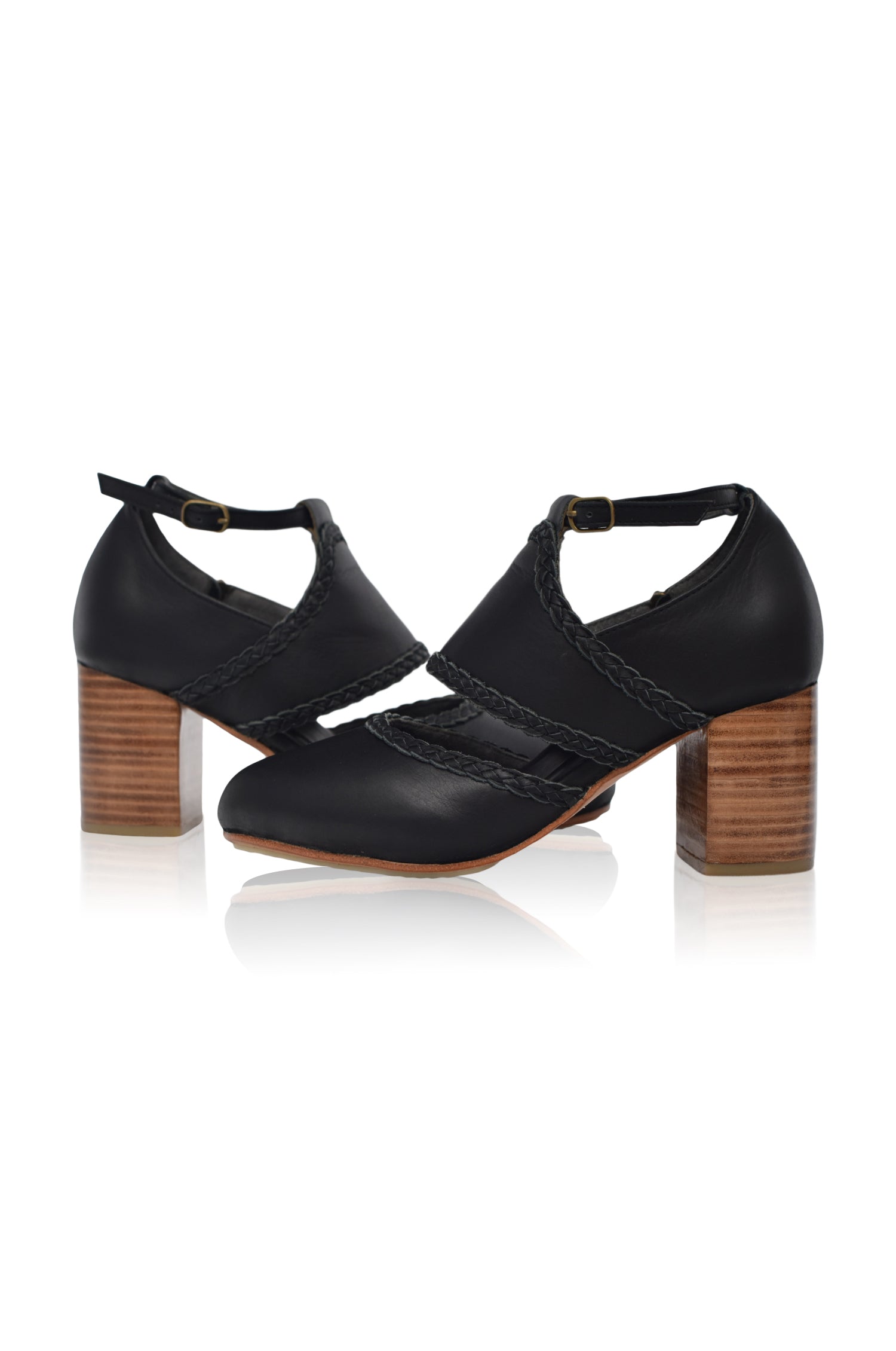 Serenity Leather Heels (Sz. 10.5)-3