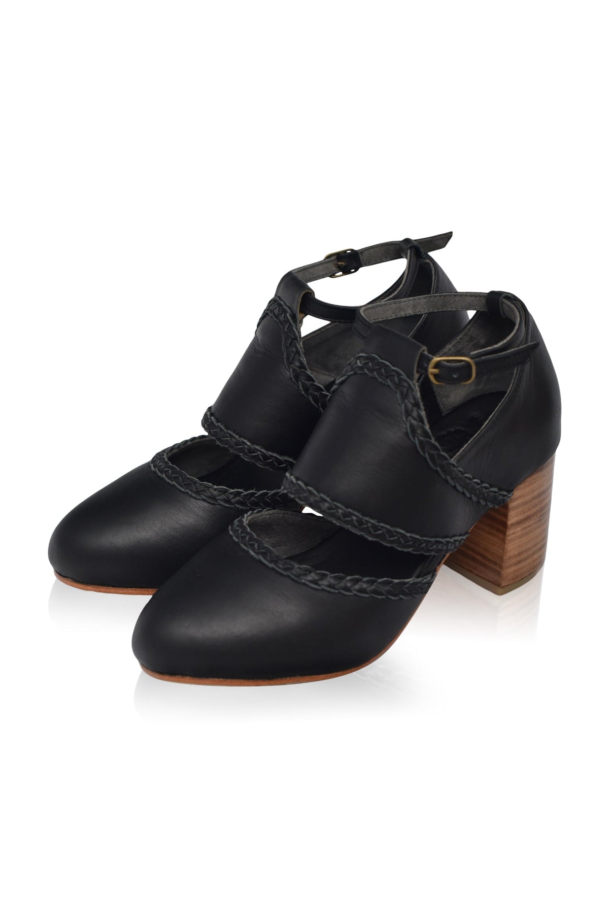Serenity Leather Heels (Sz. 10.5)-4
