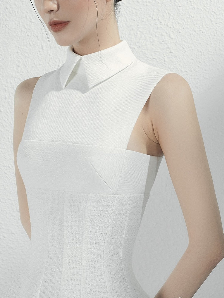 The pleated swing bridal retro dress suit-3