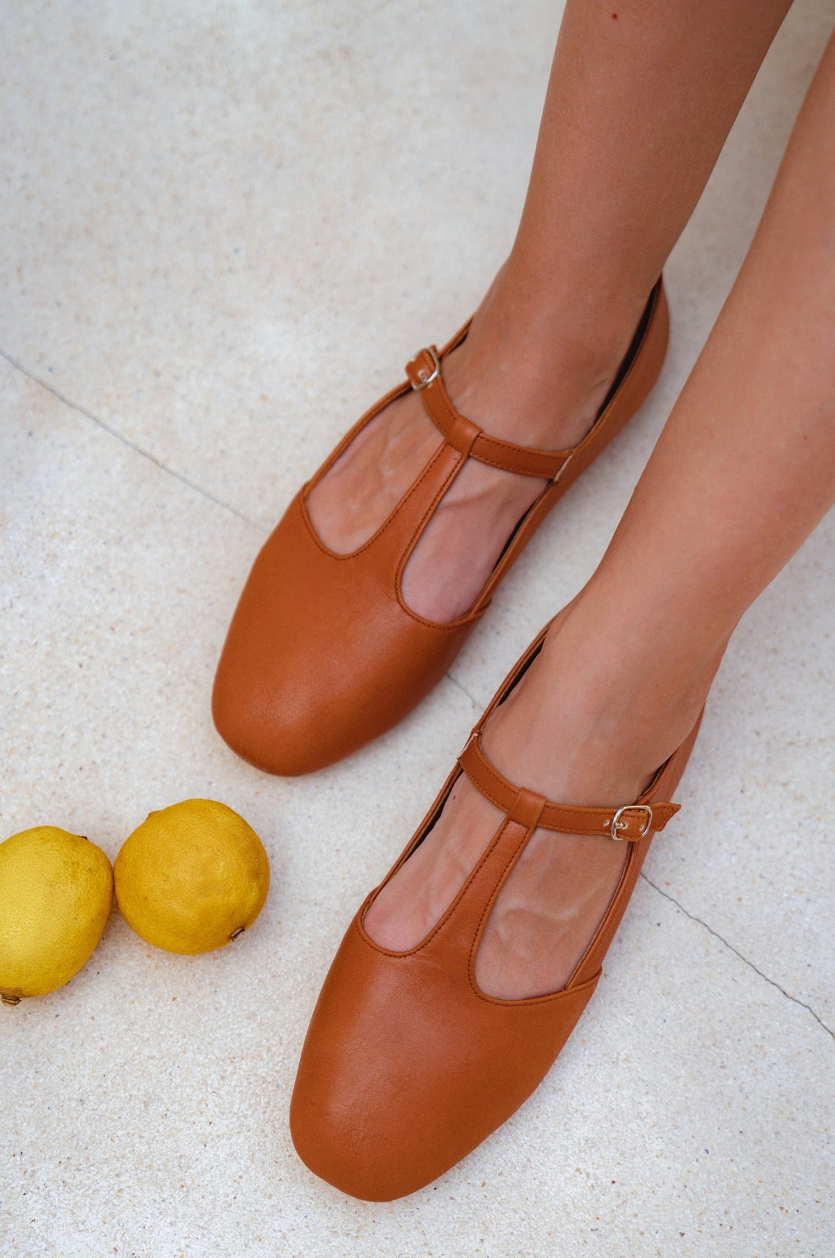 Simplicity Round Toe T-Strap Flats-0