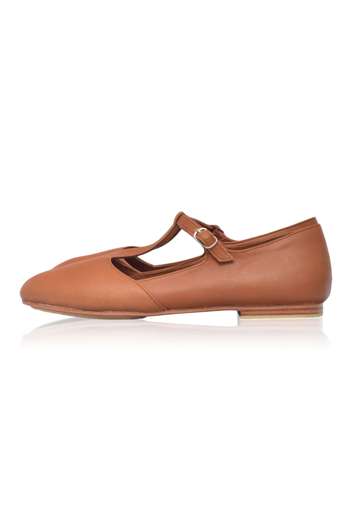 Simplicity Round Toe T-Strap Flats-5