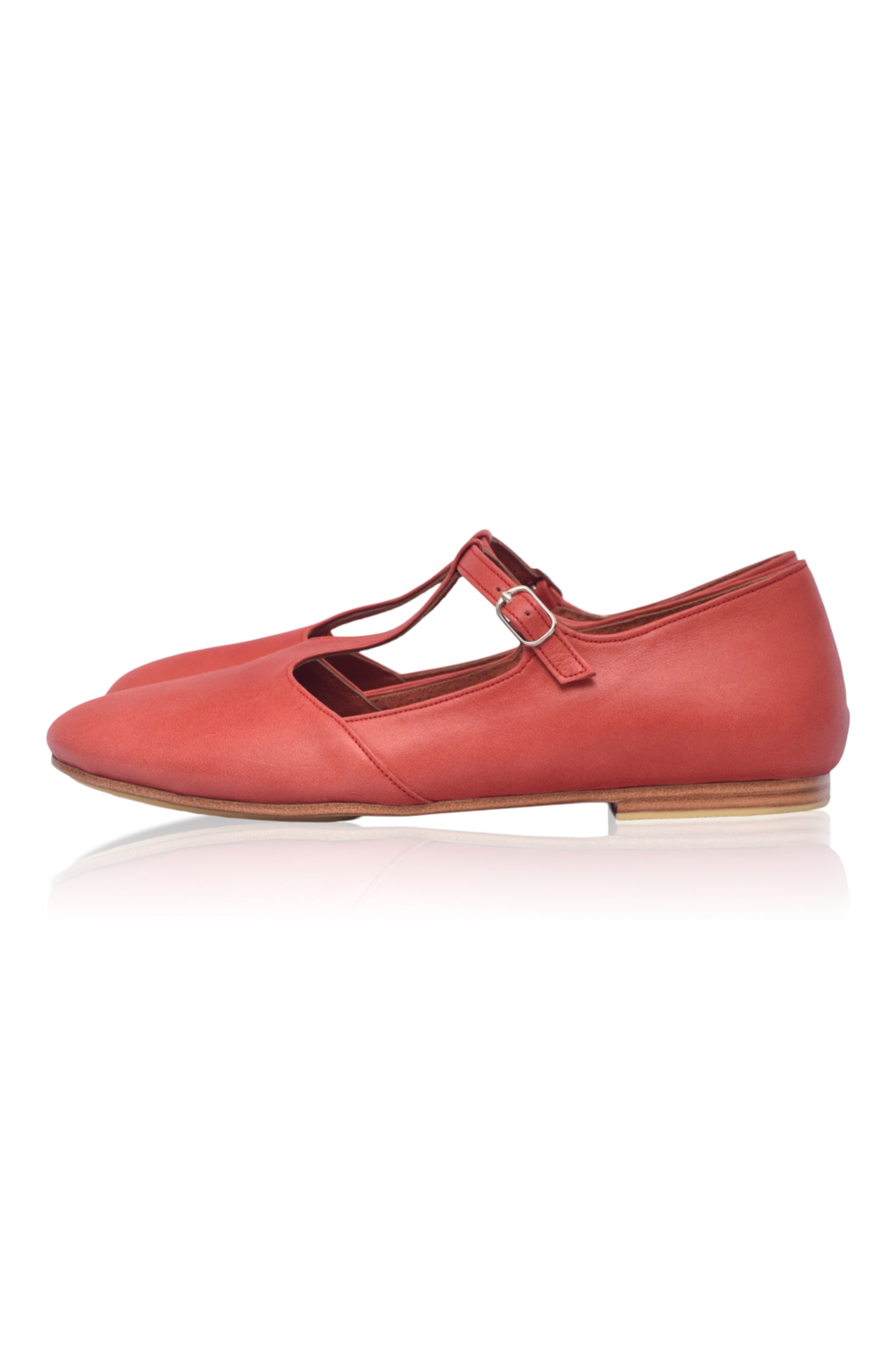 Simplicity Round Toe T-Strap Flats-6
