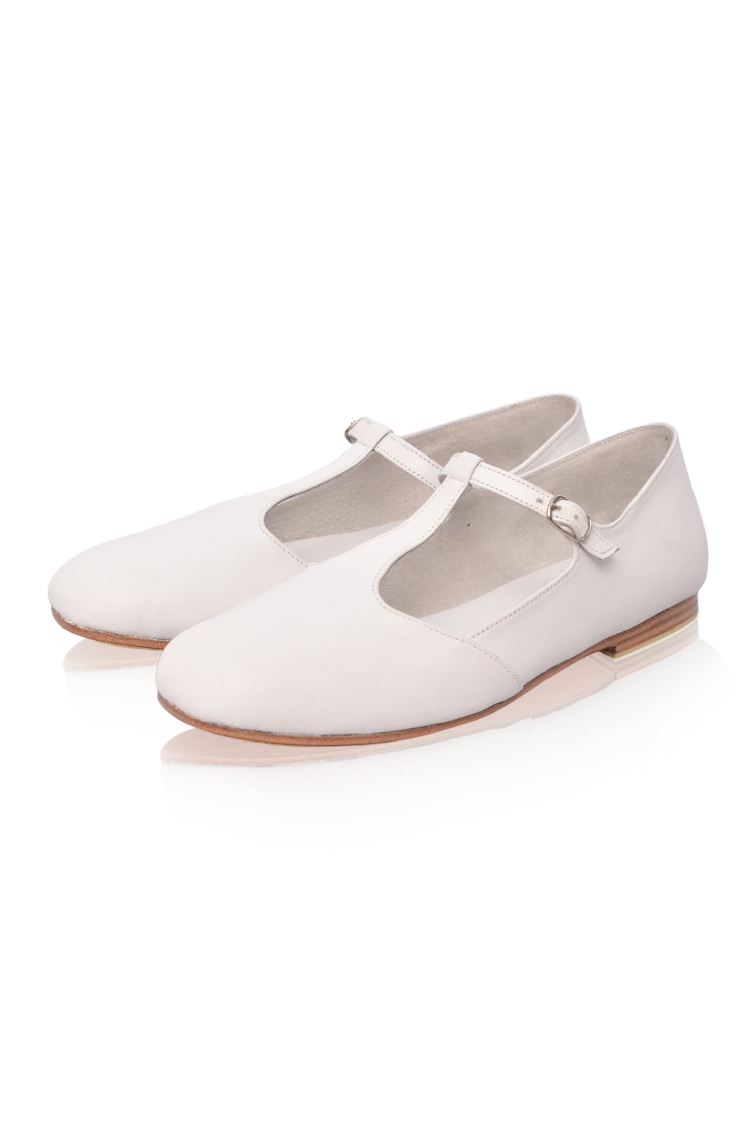Simplicity Round Toe T-Strap Flats-2