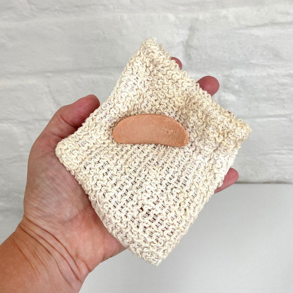 Sisal Exfoliating & Storage Bag-2