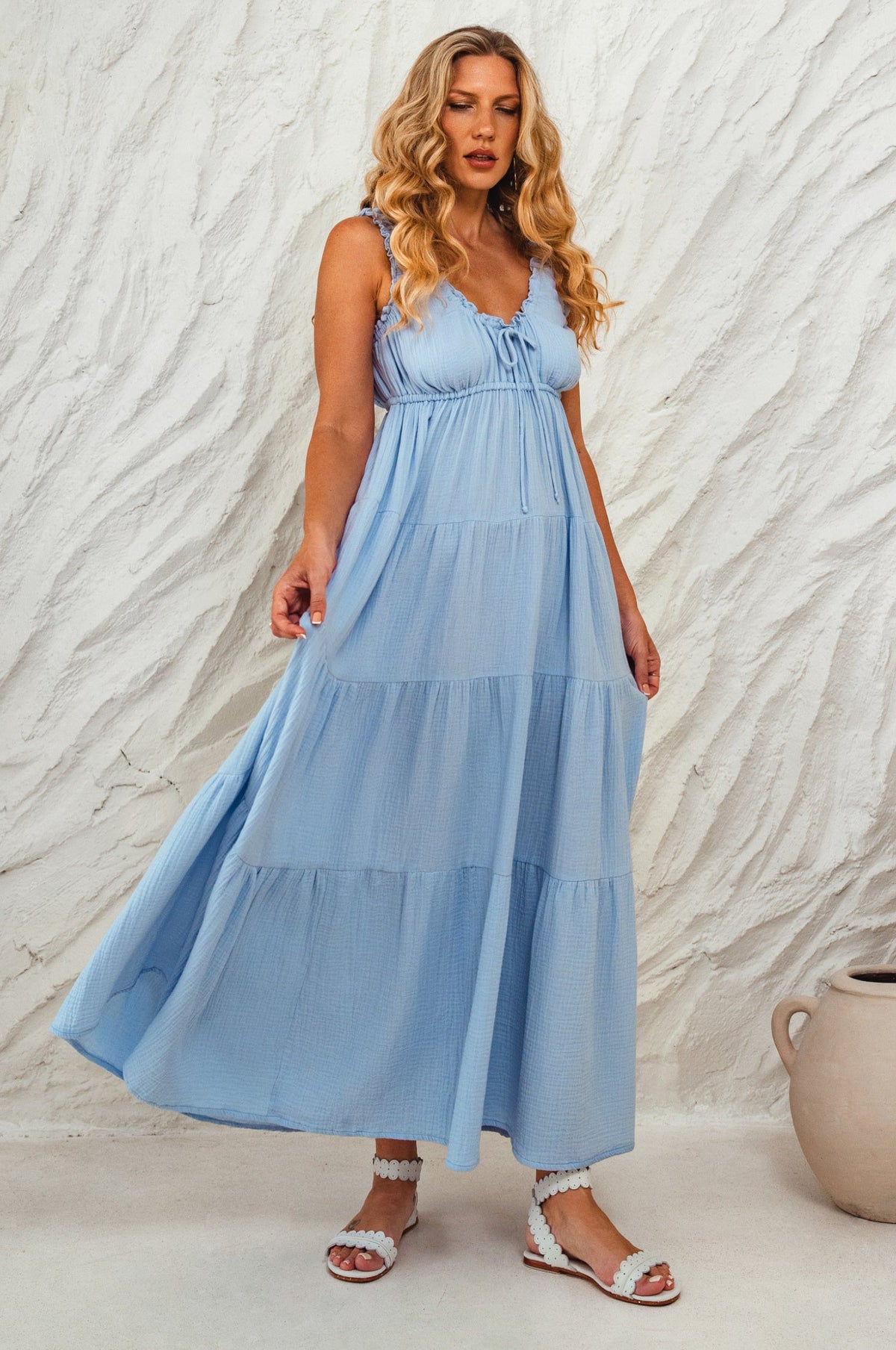 Soft Love Cotton Maxi Dress-0
