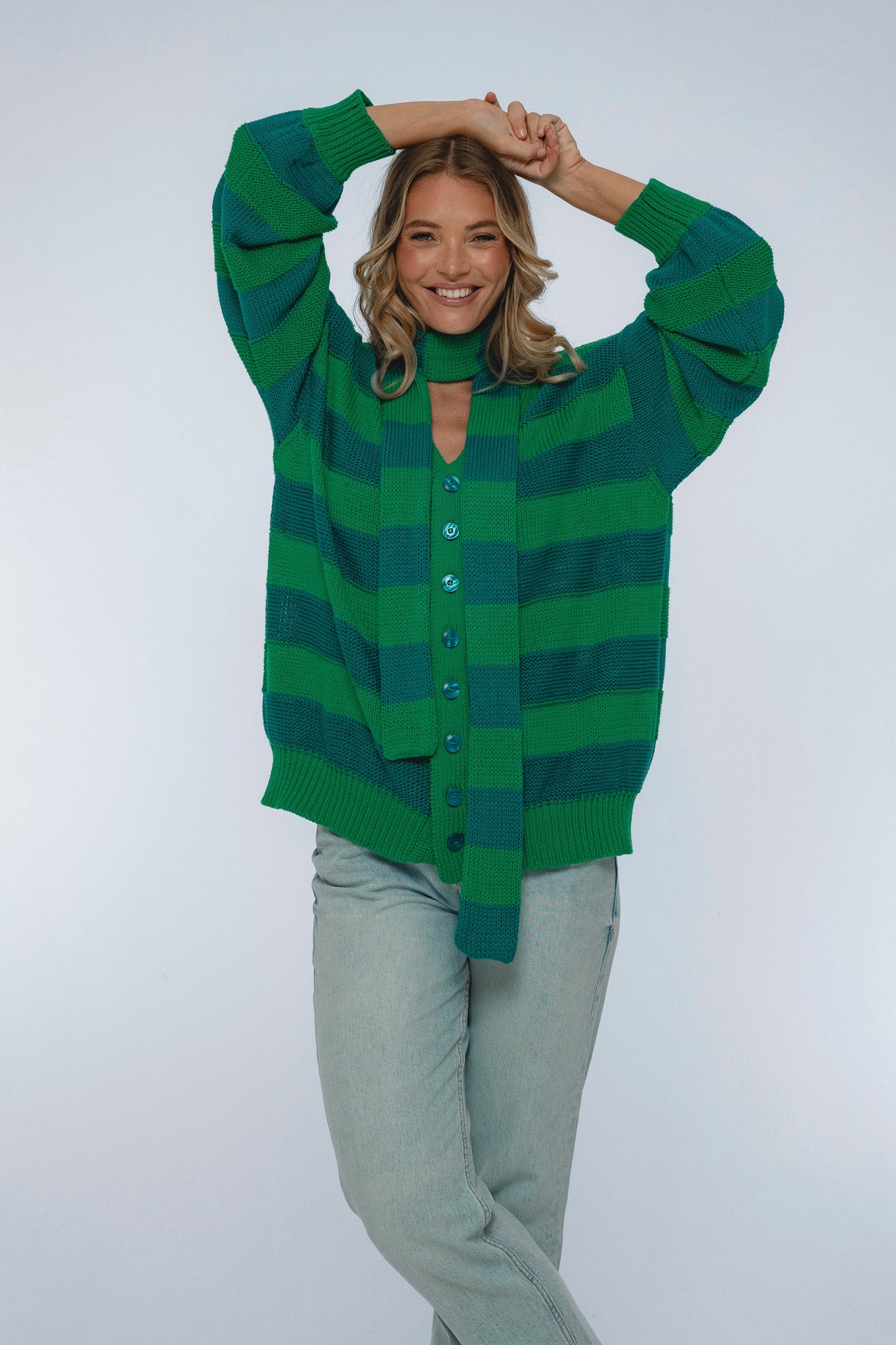 Soft Wind Oversized Button Down Cardigan-2
