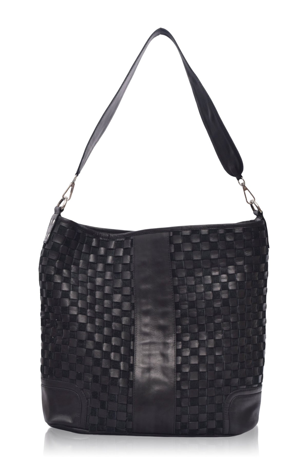 Soho Lane Woven Leather Shoulder Bag-3