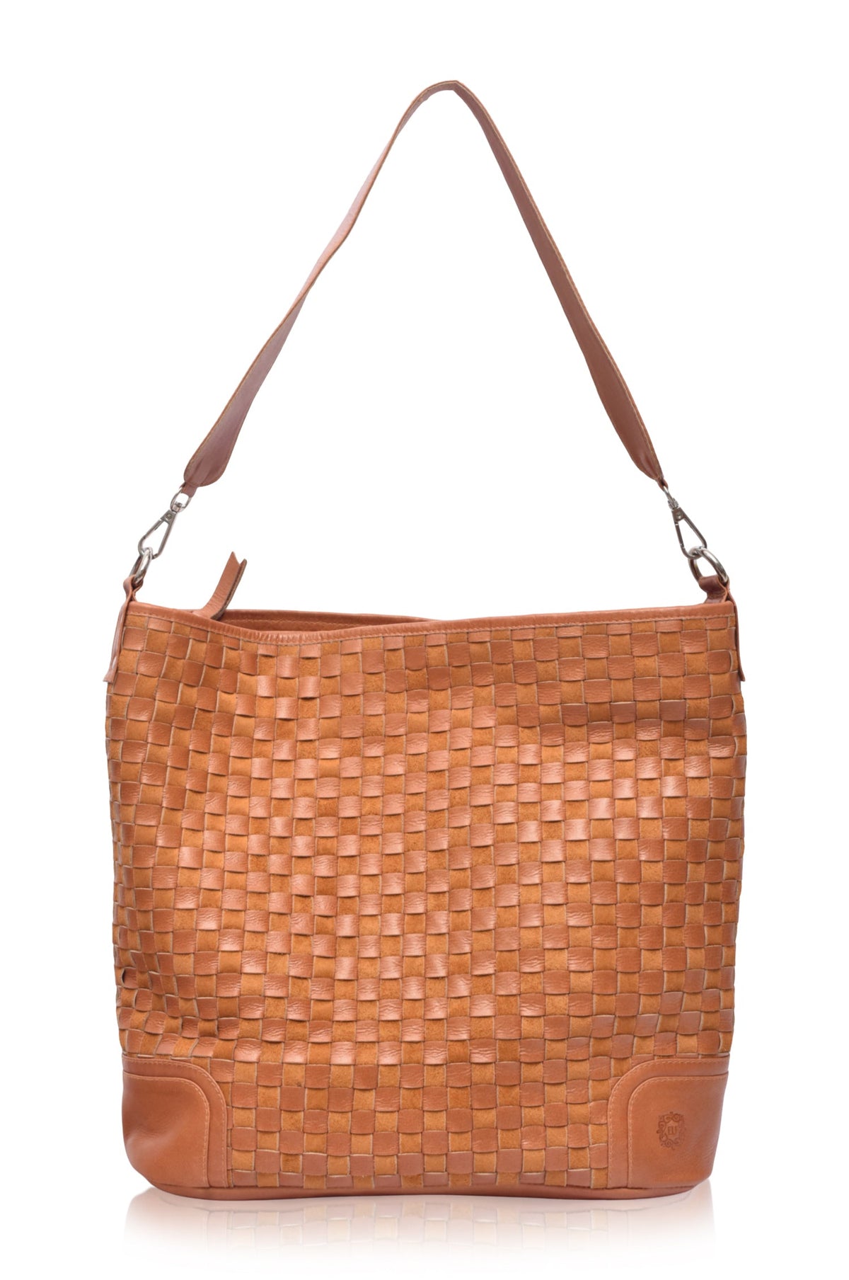 Soho Lane Woven Leather Shoulder Bag-5
