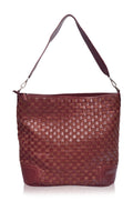 Soho Lane Woven Leather Shoulder Bag-1