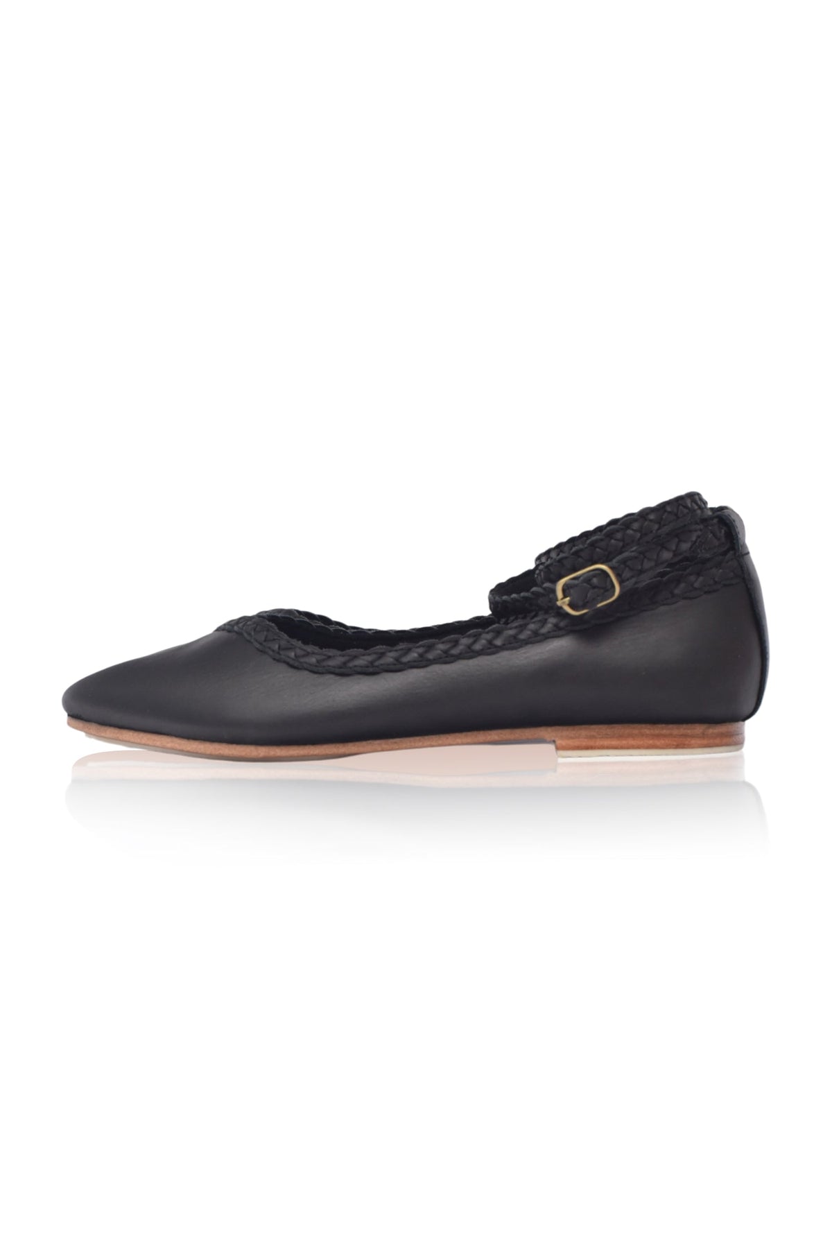 Soiree Braided Pointed Toe Flats-7