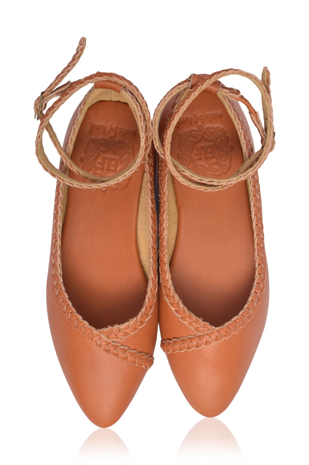 Soiree Braided Pointed Toe Flats-3