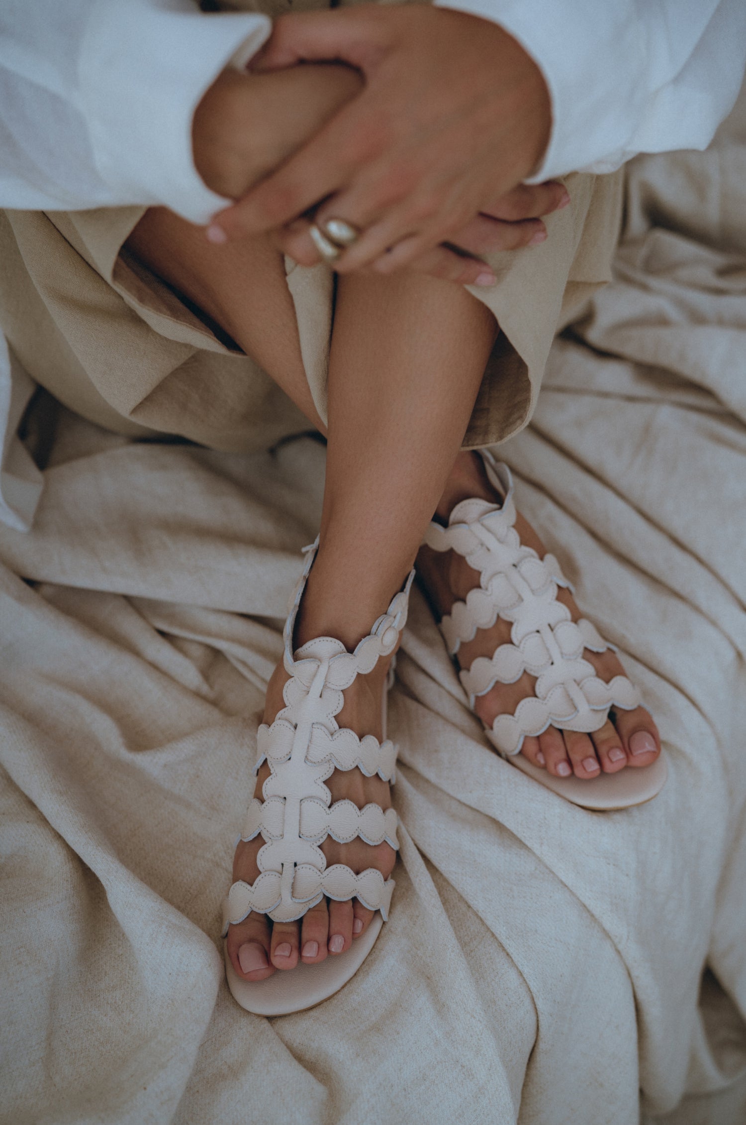 Sol Leather Greek Sandals-0