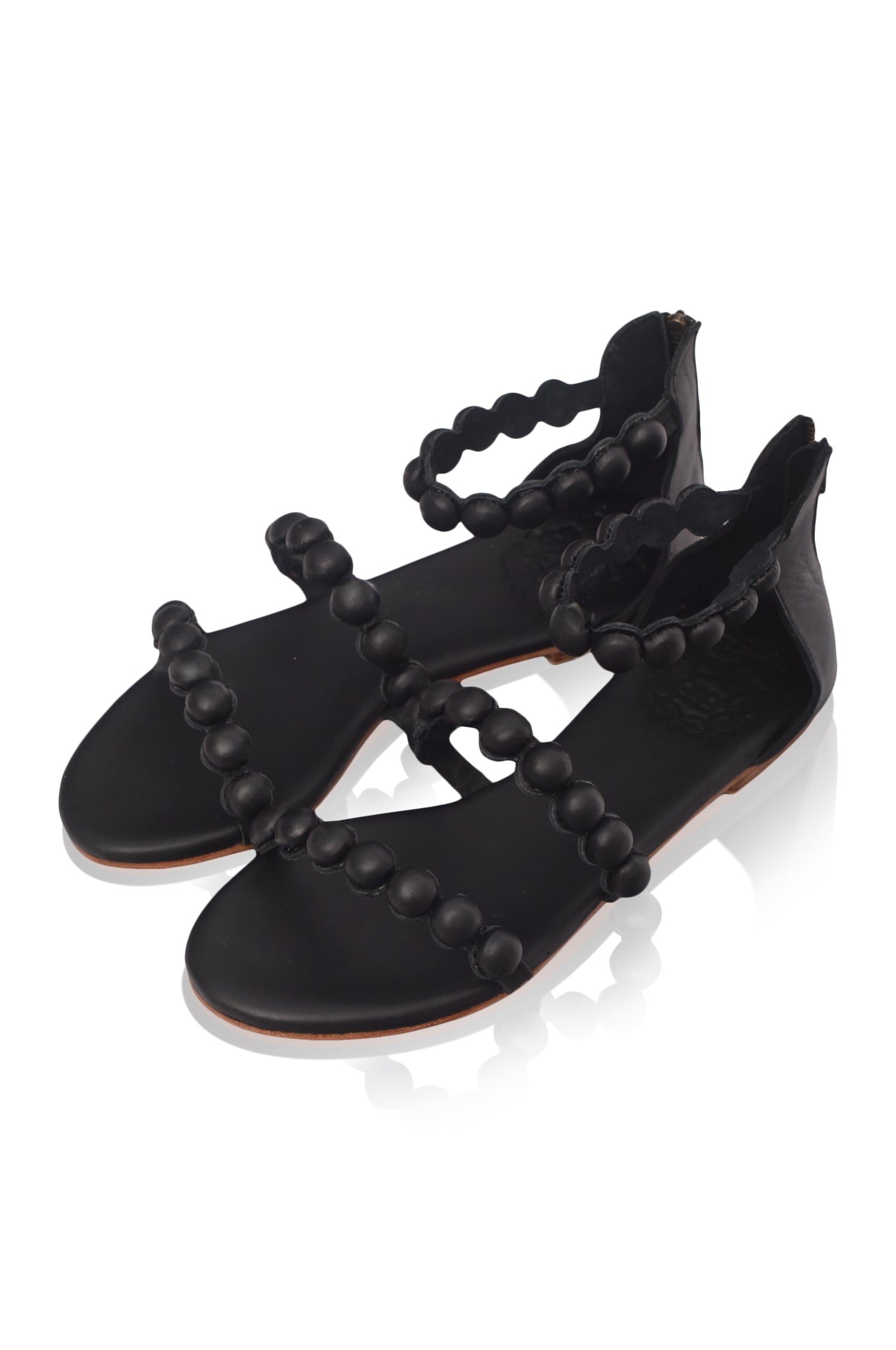 Sole Mio Leather Sandals-3