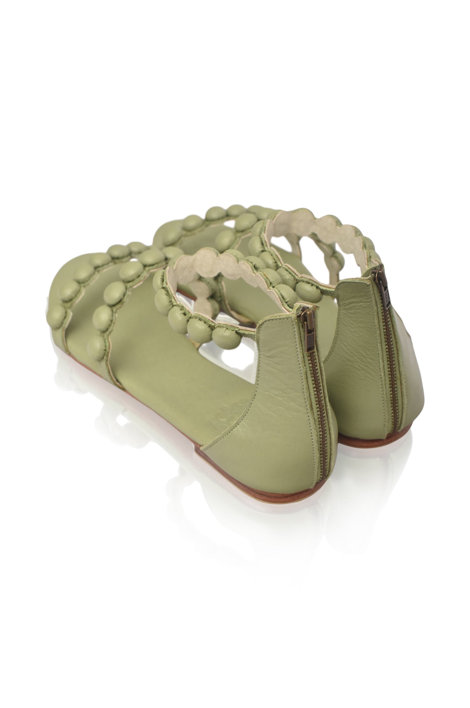 Sole Mio Leather Sandals (Sz. 8.5)-2