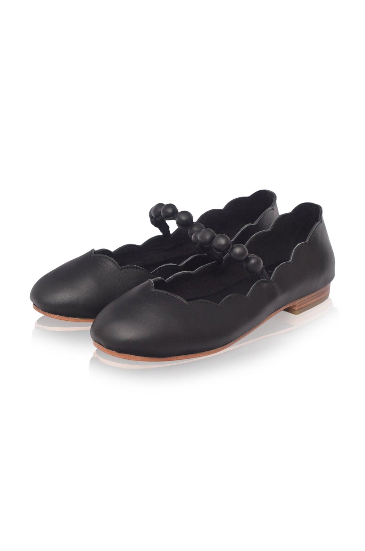 Solea Scalloped Mary Jane Flats-2