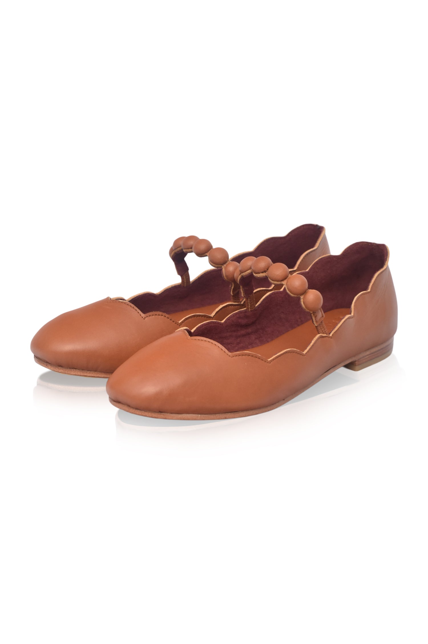 Solea Scalloped Mary Jane Flats-2