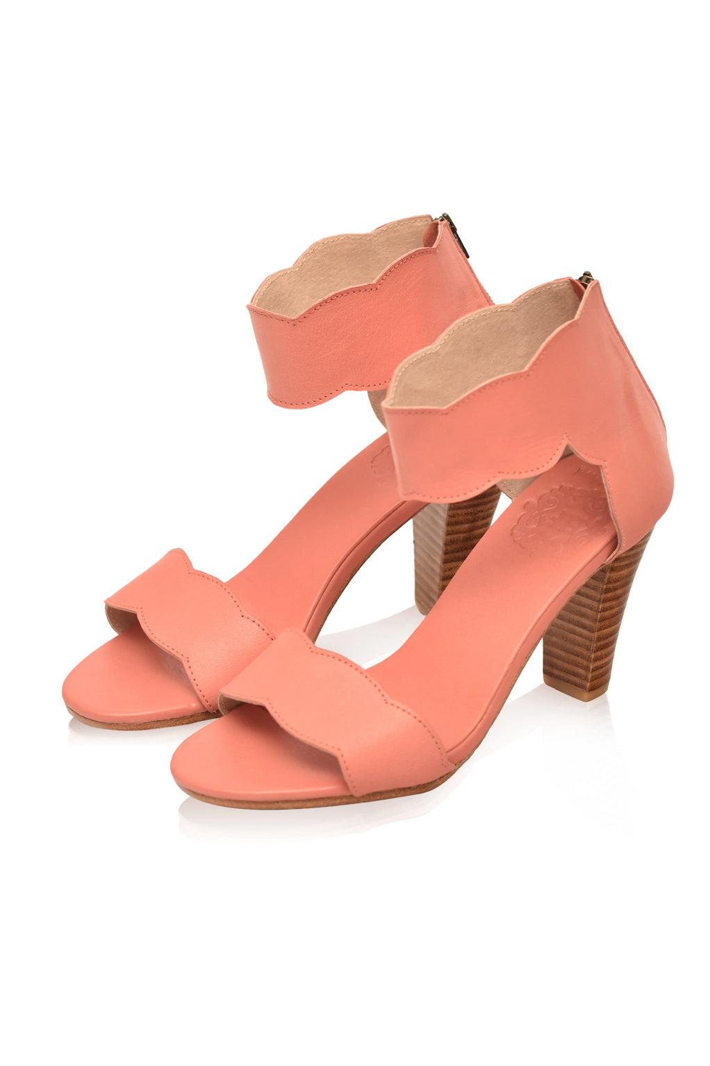 Spanish Mystery Leather Heels (Sz. 9)-3