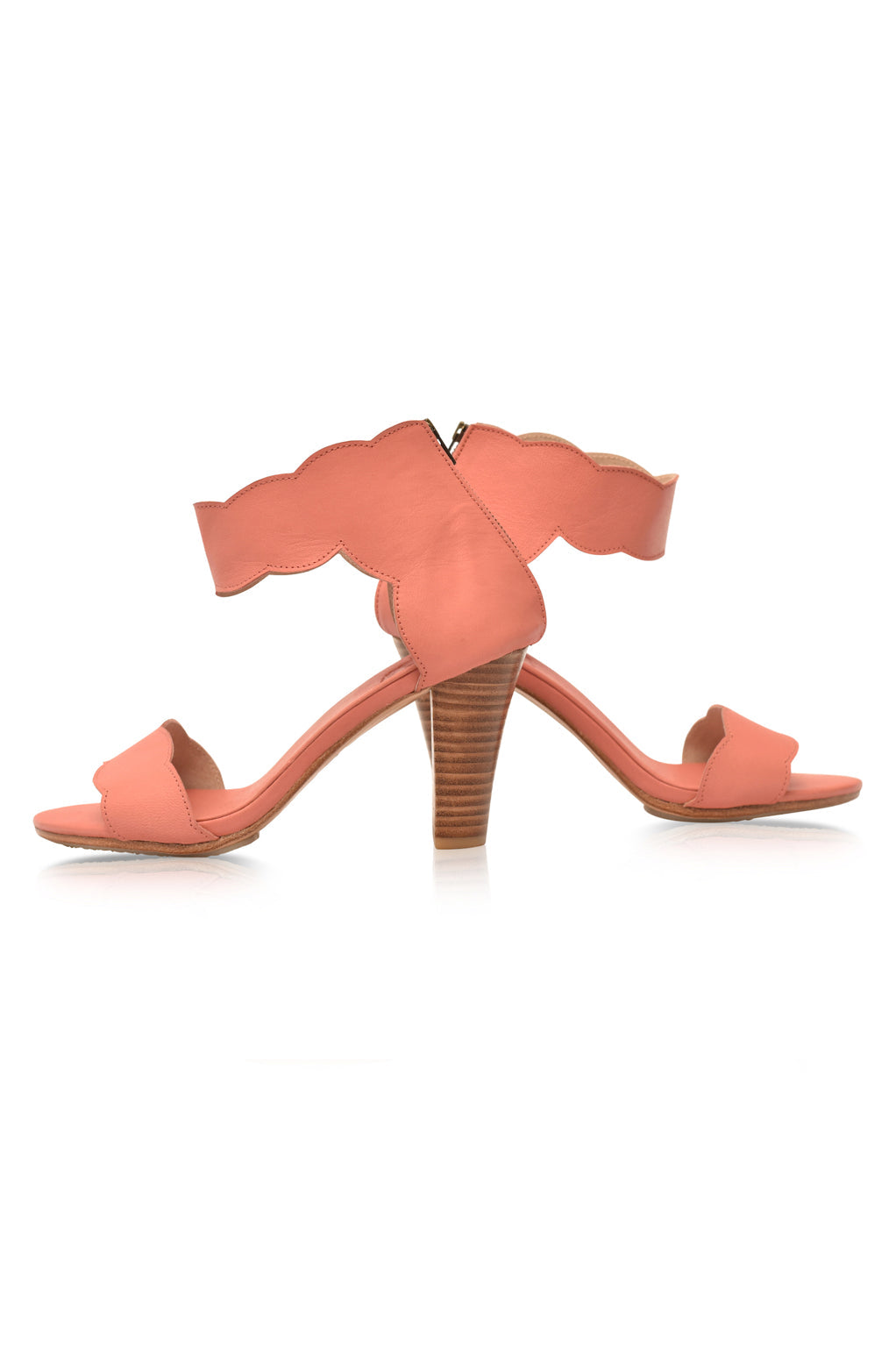 Spanish Mystery Leather Heels (Sz. 9)-2