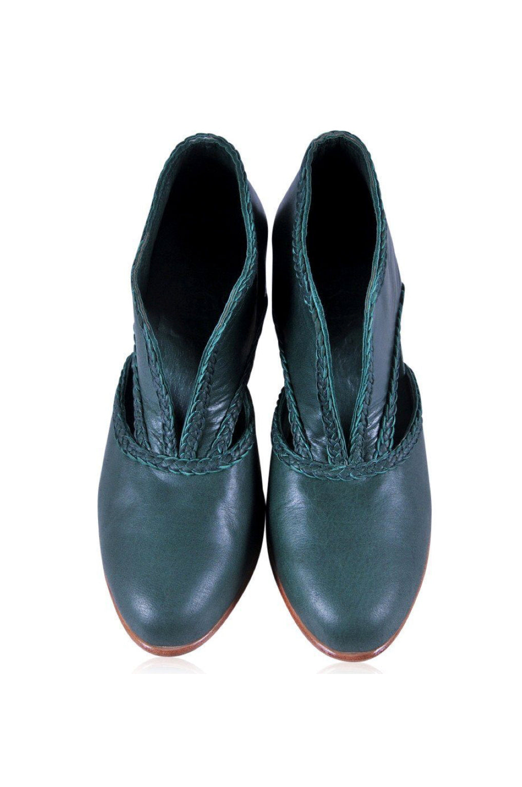 Spirit Walker Leather Heel Booties-2