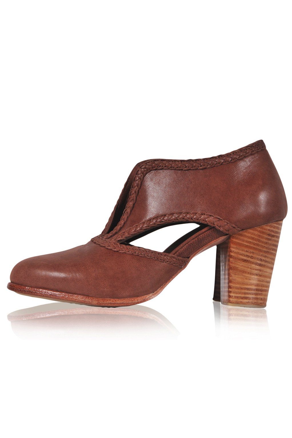 Spirit Walker Leather Heel Booties-7