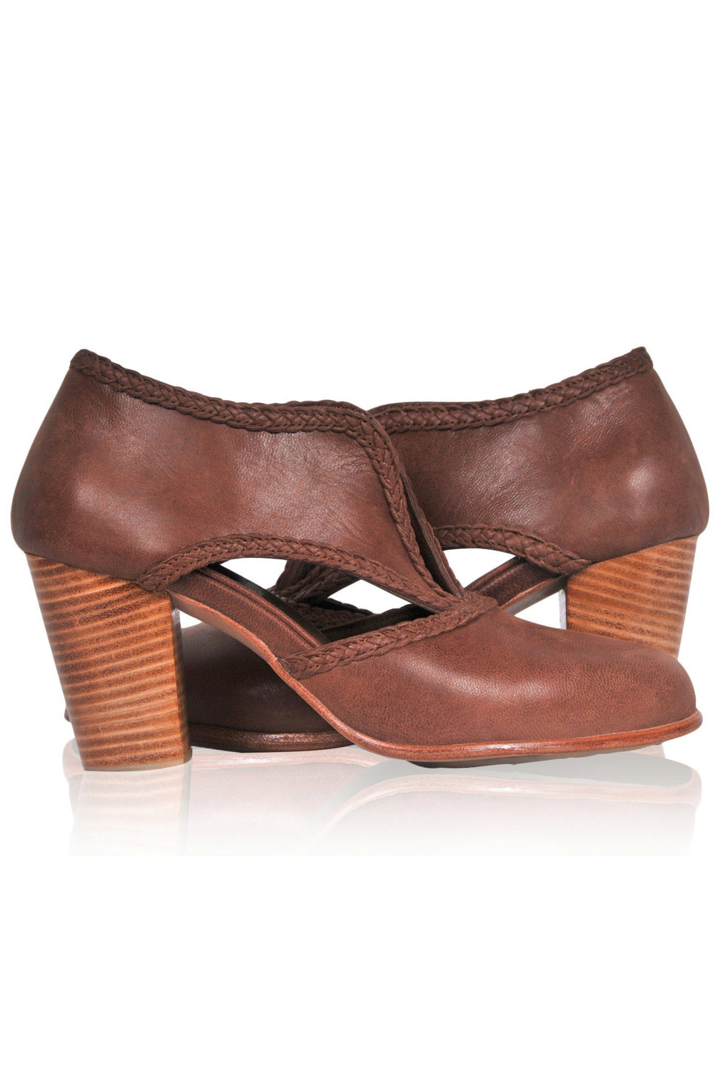 Spirit Walker Leather Heel Booties-3