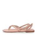 Starsand Braided Thong Leather Sandals-1