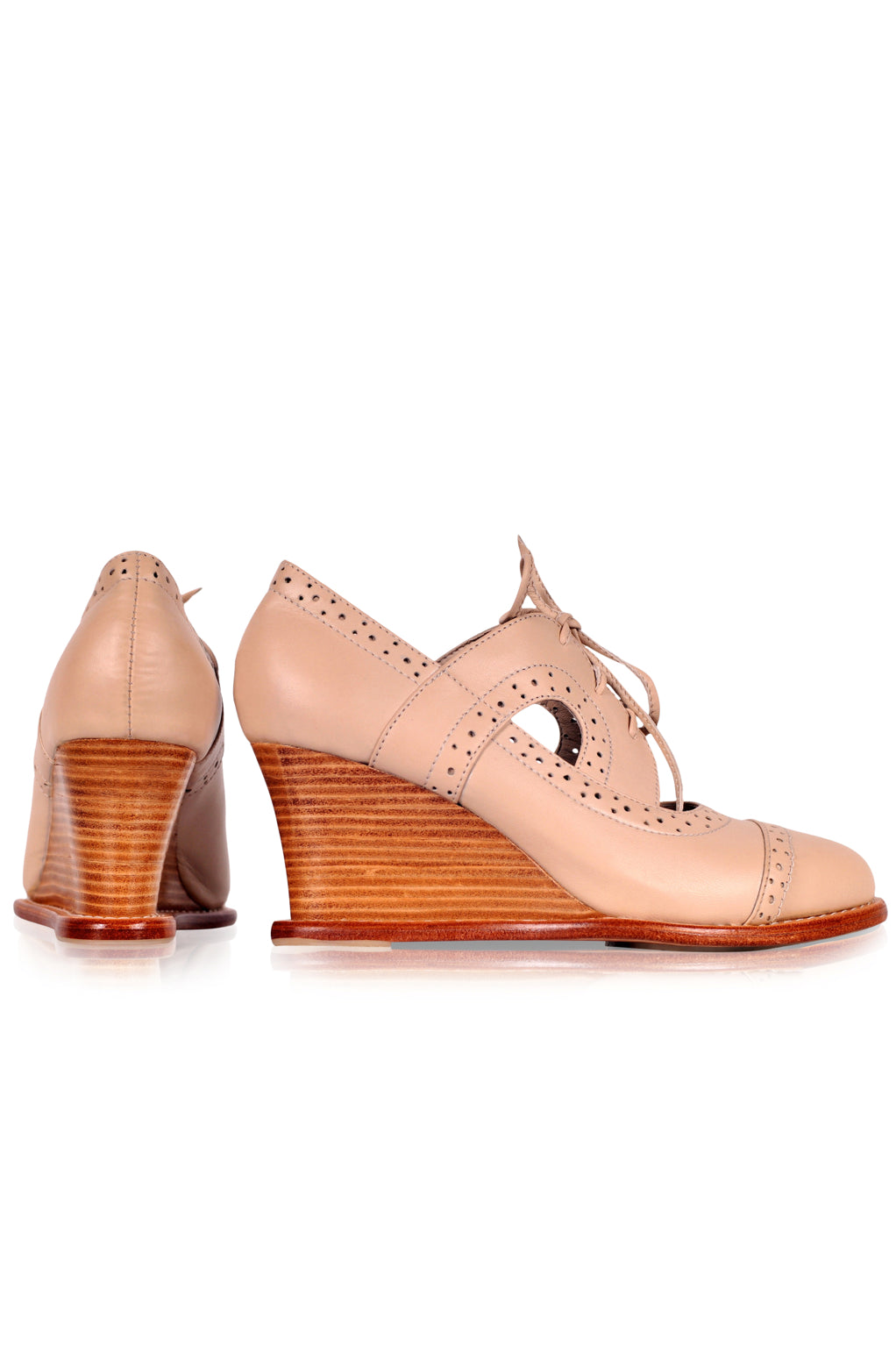 Stockholm Oxford Wedges (Sz. 8.5)-2