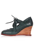 Stockholm Leather Oxford Wedges-1
