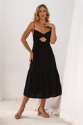 Sun Island Strappy Midi Dress-0