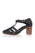 Sydney Woven Leather Heels-1