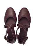 Tallulah Braided Criss-Cross Leather Flats-1