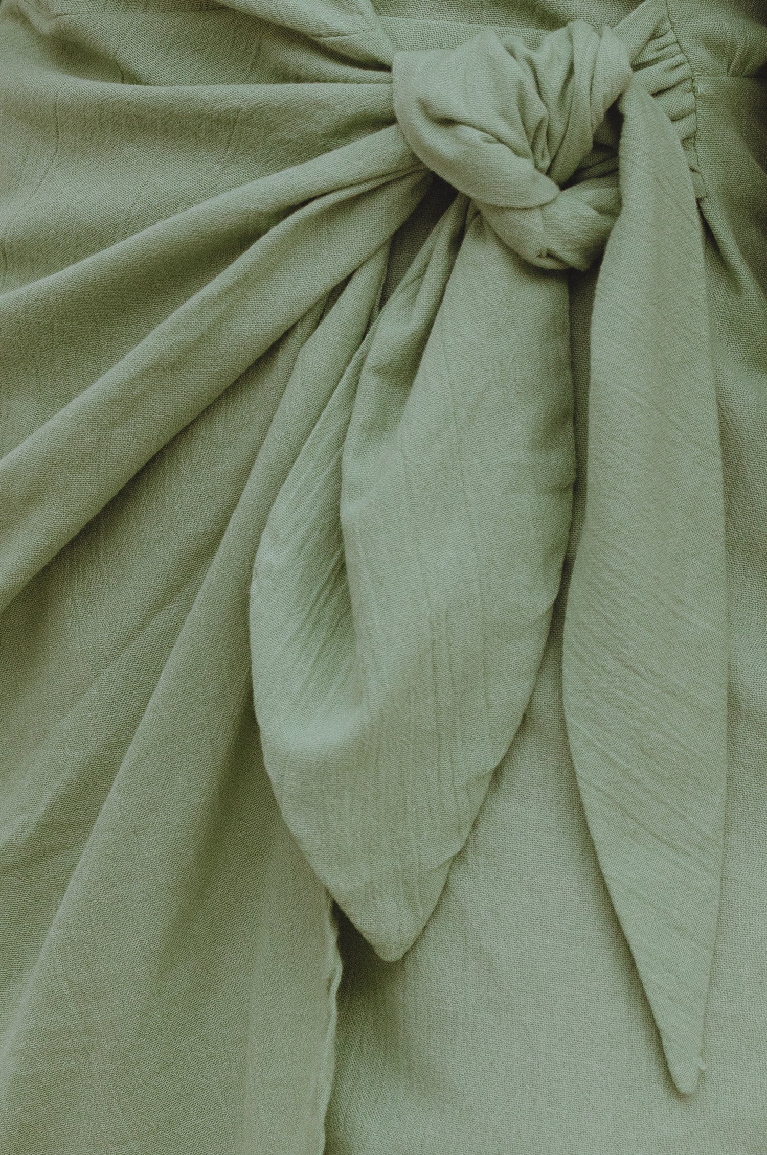 Ti Amo Linen Wrap Mini Dress-4