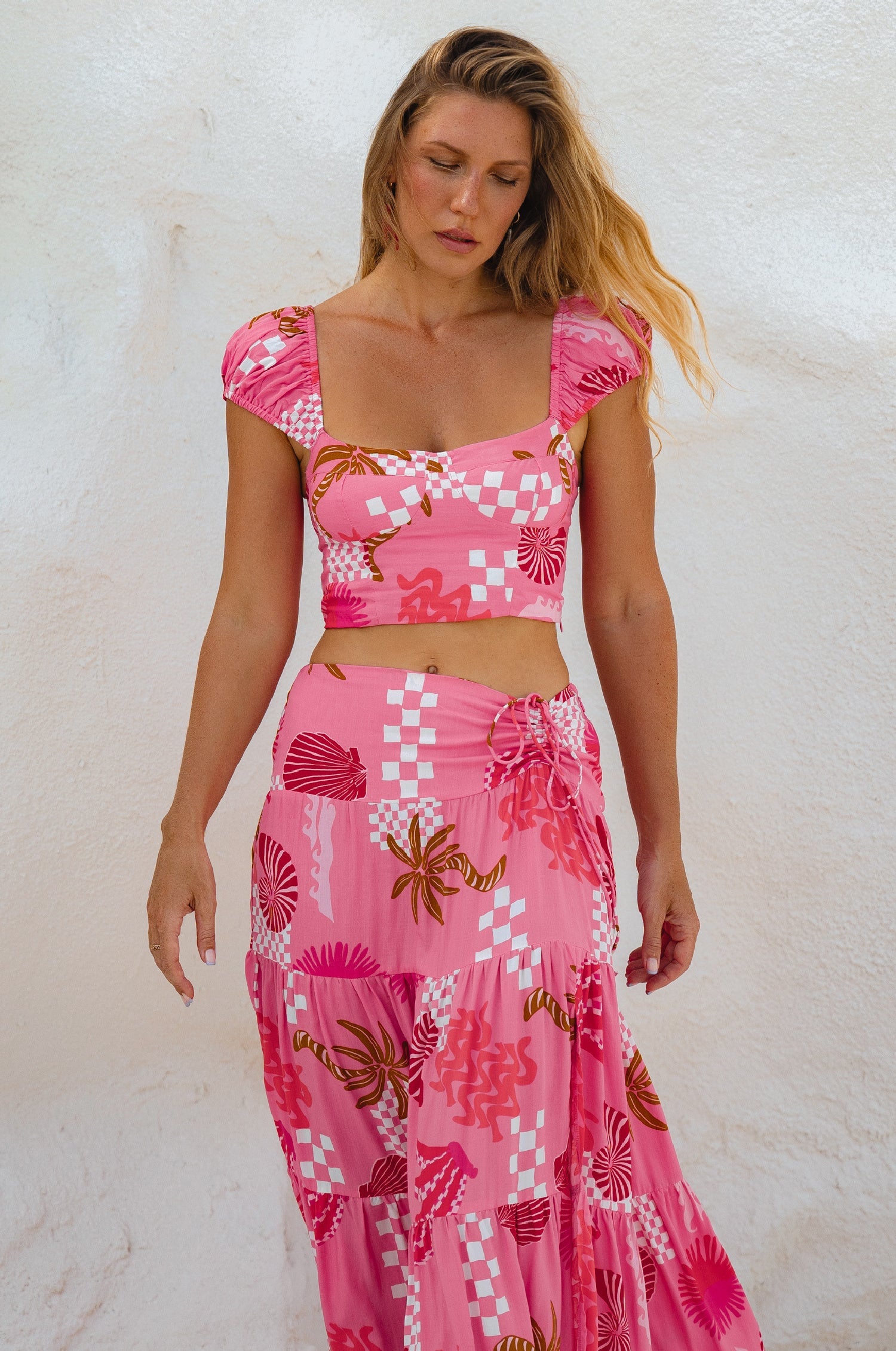 Tropicana Summer Cropped Top (Sale)-4